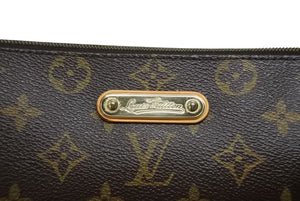 極美品 LOUIS VUITTON ルイヴィトン エヴァ ショルダーバッグ M95567 モノグラム ブラウン ゴールド金具 中古 4b006609