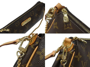 極美品 LOUIS VUITTON ルイヴィトン エヴァ ショルダーバッグ M95567 モノグラム ブラウン ゴールド金具 中古 4b006609