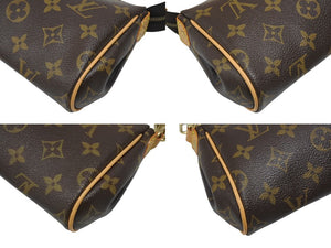 極美品 LOUIS VUITTON ルイヴィトン エヴァ ショルダーバッグ M95567 モノグラム ブラウン ゴールド金具 中古 4b006609
