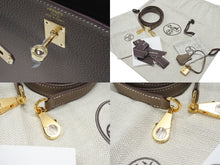 Load image into Gallery viewer, 新品未使用 HERMES エルメス KELLY ケリー25 2WAYハンドバッグ 内縫い トゴ エトゥープ ゴールド金具 W刻印 4b006610
