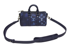 Load image into Gallery viewer, 新品同様 LOUIS VUITTON ルイヴィトン ウォーターカラー モノグラム ブルー キーポルXS M57844 中古 4b006611