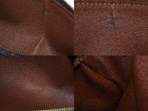 極美品 LOUIS VUITTON ルイヴィトン パピヨン26 ハンドバッグ M51386 モノグラム PVC レザー ブラウン ゴールド金具 中古 4b006617