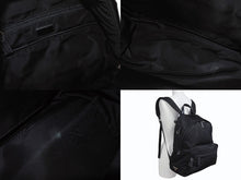 Load image into Gallery viewer, PRADA プラダ リュック バックパック 2VZ066 トライアングルロゴ ナイロン ブラック シルバー金具 美品 中古 4b006621