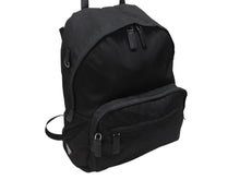Load image into Gallery viewer, PRADA プラダ リュック バックパック 2VZ066 トライアングルロゴ ナイロン ブラック シルバー金具 美品 中古 4b006621