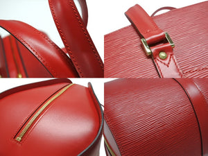 極美品 LOUISVUITTON ルイヴィトン エピ ソルフェリーノ45 ボストンバッグ エピレザー カスティリアンレッド M42867 中古 4b006627