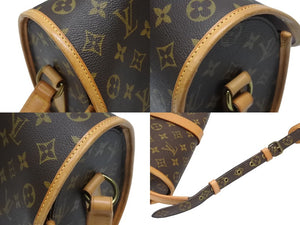 LOUIS VUITTON ルイヴィトン モノグラム マルヌ ショルダーバッグ ブラウン ロゴ 鞄 PVC レザー M51369 ゴールド金具 良品 中古 4b006628