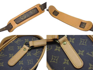 LOUIS VUITTON ルイヴィトン モノグラム マルヌ ショルダーバッグ ブラウン ロゴ 鞄 PVC レザー M51369 ゴールド金具 良品 中古 4b006628