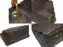 Load image into Gallery viewer, LOUIS VUITTON ルイヴィトン アーツィーMM トートバッグ M40249 モノグラム PVC レザー ゴールド金具 美品 中古 4b006630
