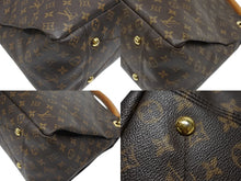 Load image into Gallery viewer, LOUIS VUITTON ルイヴィトン アーツィーMM トートバッグ M40249 モノグラム PVC レザー ゴールド金具 美品 中古 4b006630