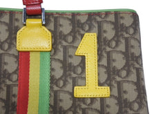 Load image into Gallery viewer, CHRISTIAN DIOR クリスチャンディオール ラスタライン トロッター トートバッグ 11-MA-0034 ベージュ ラスタカラー 美品 中古 4b006634