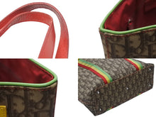 Load image into Gallery viewer, CHRISTIAN DIOR クリスチャンディオール ラスタライン トロッター トートバッグ 11-MA-0034 ベージュ ラスタカラー 美品 中古 4b006634