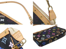 Load image into Gallery viewer, 新品同様 LOUIS VUITTON ルイヴィトン ポシェットアクセソワール アクセサリーポーチ M92648 モノグラム マルチカラー ブラック 中古 4b006636