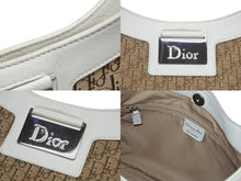 Load image into Gallery viewer, Christian Dior クリスチャンディオール ストリートシック トロッター ワンショルダーバッグ ブラウン ホワイト キャンバス 美品 中古 4b006638