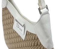 Load image into Gallery viewer, Christian Dior クリスチャンディオール ストリートシック トロッター ワンショルダーバッグ ブラウン ホワイト キャンバス 美品 中古 4b006638