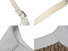 Load image into Gallery viewer, Christian Dior クリスチャンディオール ストリートシック トロッター ワンショルダーバッグ ブラウン ホワイト キャンバス 美品 中古 4b006638