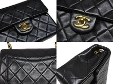 Load image into Gallery viewer, 極美品 CHANEL シャネル ミニマトラッセ17 Sフラップ Sチェーンショルダーバッグ 1番台 ラムスキン ココマーク ブラック 中古 4b006639