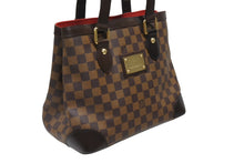 Load image into Gallery viewer, 極美品 LOUIS VUITTON ルイヴィトン ダミエ ハムステッドPM ハンドバッグ ブラウン N51205 ロゴ 鞄 ゴールド金具 中古 4b006641