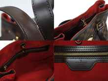 Load image into Gallery viewer, 極美品 LOUIS VUITTON ルイヴィトン ダミエ ハムステッドPM ハンドバッグ ブラウン N51205 ロゴ 鞄 ゴールド金具 中古 4b006641