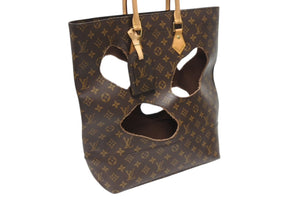 極美品 LOUIS VUITTON ルイヴィトン ウィズホールズ トートバッグ M40279 コムデギャルソン 川久保玲 2014 ゴールド金具 中古 4b006642