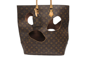 極美品 LOUIS VUITTON ルイヴィトン ウィズホールズ トートバッグ M40279 コムデギャルソン 川久保玲 2014 ゴールド金具 中古 4b006642