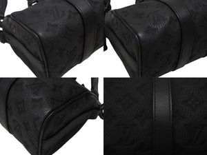 新品同様 LOUIS VUITTON ルイヴィトン キーポル バンドリエール25 ショルダーバッグ ハンドバッグ モノグラムトリヨン M20900 中古 4b006644