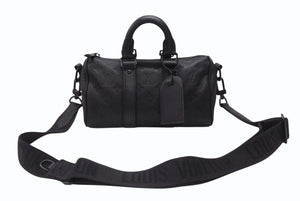 極美品 LOUIS VUITTON ルイヴィトン キーポル バンドリエール25 ショルダーバッグ ハンドバッグ モノグラムトリヨン M20900 中古 4b006645