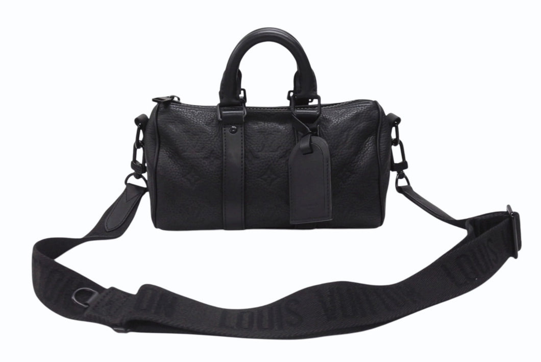 極美品 LOUIS VUITTON ルイヴィトン キーポル バンドリエール25 ショルダーバッグ ハンドバッグ モノグラムトリヨン M20900 中古 4b006645