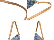 Load image into Gallery viewer, LOUIS VUITTON ルイヴィトン ミニプリーティ ワンショルダーバッグ M95050 モノグラム デニム レザー ゴールド金具 美品 中古 4b006648