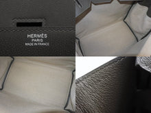 Load image into Gallery viewer, 新品同様 HERMES エルメス ハンドバッグ オータクロア50 ヴェールマキ トワルキャンプ シルバー金具 U刻印 中古 4b006651
