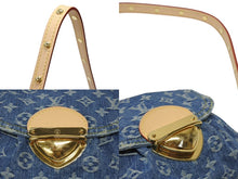 Load image into Gallery viewer, 新品未使用 LOUIS VUITTON ルイヴィトン 2WAYバッグ ショルダーバッグ サンセット モノグラムデニム M46829 レザー ブルー 中古 4b006655