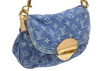 Load image into Gallery viewer, 新品未使用 LOUIS VUITTON ルイヴィトン 2WAYバッグ ショルダーバッグ サンセット モノグラムデニム M46829 レザー ブルー 中古 4b006655
