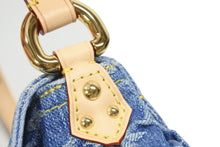 Load image into Gallery viewer, 新品未使用 LOUIS VUITTON ルイヴィトン 2WAYバッグ ショルダーバッグ サンセット モノグラムデニム M46829 レザー ブルー 中古 4b006655