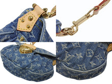 Load image into Gallery viewer, 新品未使用 LOUIS VUITTON ルイヴィトン 2WAYバッグ ショルダーバッグ サンセット モノグラムデニム M46829 レザー ブルー 中古 4b006655