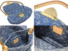 Load image into Gallery viewer, 新品未使用 LOUIS VUITTON ルイヴィトン 2WAYバッグ ショルダーバッグ サンセット モノグラムデニム M46829 レザー ブルー 中古 4b006655