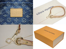 Load image into Gallery viewer, 新品未使用 LOUIS VUITTON ルイヴィトン 2WAYバッグ ショルダーバッグ サンセット モノグラムデニム M46829 レザー ブルー 中古 4b006655