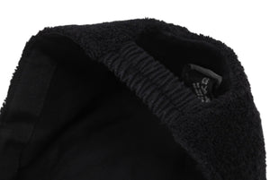 CHANEL シャネル パイル キャップ ハット 帽子 サイズM ココマーク コットン ブラック 美品 中古 4b006657