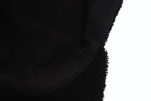 CHANEL シャネル パイル キャップ ハット 帽子 サイズM ココマーク コットン ブラック 美品 中古 4b006657