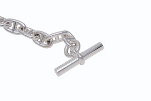 未使用 エルメス エルメス シェーヌダンクル ブレスレット MM シェーヌダンクル ブレスレットMM 15コマ H101994B 重量約52.7g 中古 4b006659 