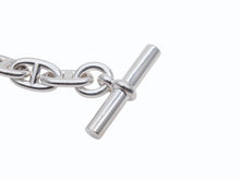 Load image into Gallery viewer, 新品未使用 HERMES エルメス Chaine d&#39;Ancre Bracelet MM シェーヌダンクル MM ブレスレット Ag925 シルバー 15コマ 中古 4b006660