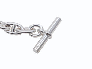 新品未使用 HERMES エルメス Chaine d'Ancre Bracelet MM シェーヌダンクル MM ブレスレット Ag925 シルバー 15コマ 中古 4b006660