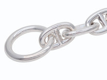 Load image into Gallery viewer, 新品未使用 HERMES エルメス Chaine d&#39;Ancre Bracelet MM シェーヌダンクル MM ブレスレット Ag925 シルバー 15コマ 中古 4b006660