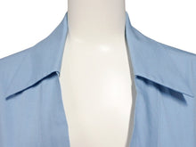 Load image into Gallery viewer, JIL SANDER ジルサンダー ロングワンピース JDG426AJG05161 サイズ32 ブルー コットン ポリウレタン 美品 中古 4b006663