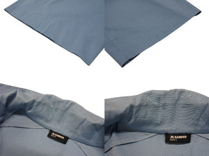 JIL SANDER ジルサンダー ロングワンピース JDG426AJG05161 サイズ32 ブルー コットン ポリウレタン 美品 中古 4b006663