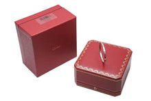 Load image into Gallery viewer, CARTIER カルティエ Love ラブブレス ブレスレット スモール シルバー ホワイトゴールド ジュエリー B6079217 18g 新型 15号 美品 中古 4b006666