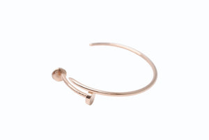 極美品 CARTIER カルティエ ジュスト アン クル フープ イヤリング ラージ ピアス ゴールド ピンクゴールド ジュエリー 10.8g B8301211 中古 4b006667