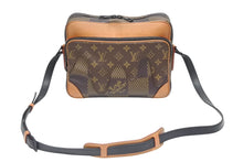 Load image into Gallery viewer, LOUIS VUITTON ルイヴィトン NIGO ナイルメッセンジャー PM ショルダーバッグ ダミエジャイアント N40359 ブラウン 良品 中古 4b006687