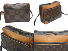 Load image into Gallery viewer, LOUIS VUITTON ルイヴィトン NIGO ナイルメッセンジャー PM ショルダーバッグ ダミエジャイアント N40359 ブラウン 良品 中古 4b006687