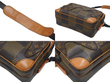Load image into Gallery viewer, LOUIS VUITTON ルイヴィトン NIGO ナイルメッセンジャー PM ショルダーバッグ ダミエジャイアント N40359 ブラウン 良品 中古 4b006687