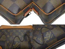 Load image into Gallery viewer, LOUIS VUITTON ルイヴィトン NIGO ナイルメッセンジャー PM ショルダーバッグ ダミエジャイアント N40359 ブラウン 良品 中古 4b006687