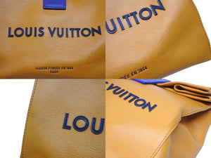 LOUIS VUITTON ルイヴィトン 24SS Sandwich Bag サンドウィッチ バッグ クラッチバッグ M24578 サフラン オレンジ 美品 中古 4b006688